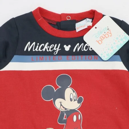 Disney Baby Mickey Mouse Βρεφική Μπλούζα Φούτερ - Limited Edition (Navy/Red) (TH0040R) Disney Baby Mickey Mouse Βρεφική Μπλούζα Φούτερ - Limited Edition (Navy/Red) (TH0040R)