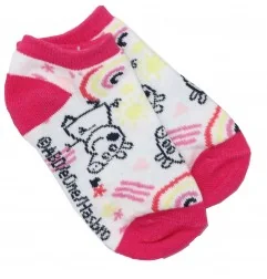 Peppa Pig Παιδικές κοντές Κάλτσες για κορίτσια σετ 3 ζευγάρια (WE0618 pink)