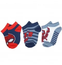 Marvel Spiderman παιδικές κοντές κάλτσες σετ 3 ζευγάρια (WE0601 blue) - Κατηγορίες
