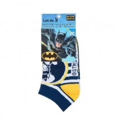 Batman παιδικές κοντές κάλτσες σετ 3 ζευγάρια (WE0612 yellow) - Κάλτσες κοντές κορίτσι