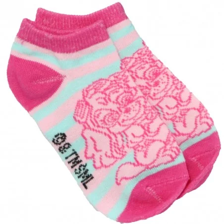 Paw Patrol παιδικές κοντές κάλτσες σετ 3 ζευγάρια (WE0634 pink)
