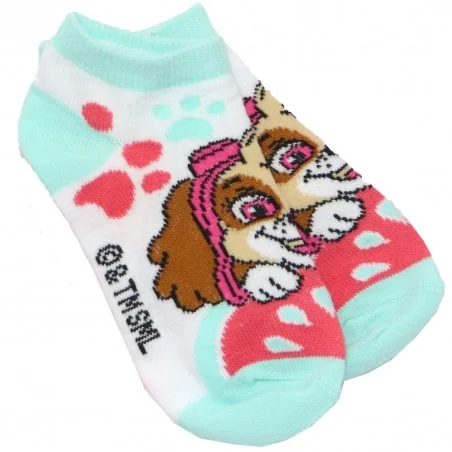 Paw Patrol παιδικές κοντές κάλτσες σετ 3 ζευγάρια (WE0634 pink)