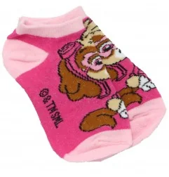 Paw Patrol παιδικές κοντές κάλτσες σετ 3 ζευγάρια (WE0634 pink) - Παιδικά Κορίτσι