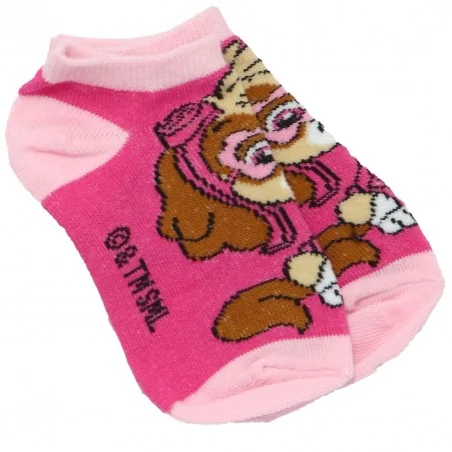 Paw Patrol παιδικές κοντές κάλτσες σετ 3 ζευγάρια (WE0634 pink)