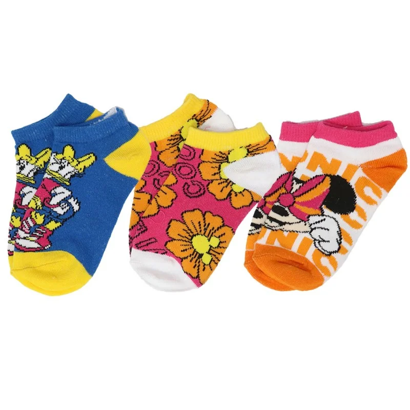 Disney Minnie Mouse παιδικές κοντές κάλτσες σετ 3 ζευγάρια (WE0621 orange) Disney Minnie Mouse παιδικές κοντές κάλτσες σετ 3 ζευγάρια (WE0621 orange)