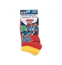 Marvel Avengers παιδικές κοντές κάλτσες σετ 3 ζευγάρια (WE0603A) - Κάλτσες κοντές αγόρι