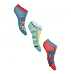 Marvel Avengers παιδικές κοντές κάλτσες σετ 3 ζευγάρια (WE0603B) - Κάλτσες κοντές αγόρι
