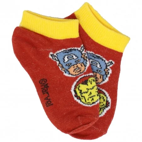 Marvel Avengers παιδικές κοντές κάλτσες σετ 3 ζευγάρια (WE0603A)