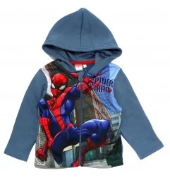 Marvel Spiderman ζακέτα φούτερ για αγόρια (HW1193 blue) - Ζακέτες