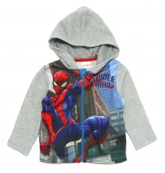 Marvel Spiderman ζακέτα φούτερ για αγόρια (HW1193 grey) - Ζακέτες