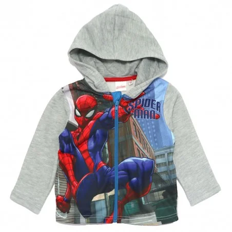 Marvel Spiderman ζακέτα φούτερ για αγόρια (HW1193 grey) - Ζακέτες