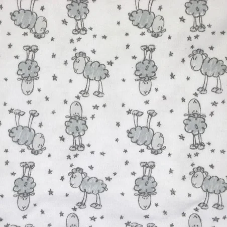 Βρεφική Βαμβακερή Πιτζάμα Makoma "Little Sheep" – 100% Βαμβακερή (Γκρι Μελανζέ) (07212) Βρεφική Βαμβακερή Πιτζάμα Makoma "Little Sheep" – 100% Βαμβακερή (Γκρι Μελανζέ) (07212)