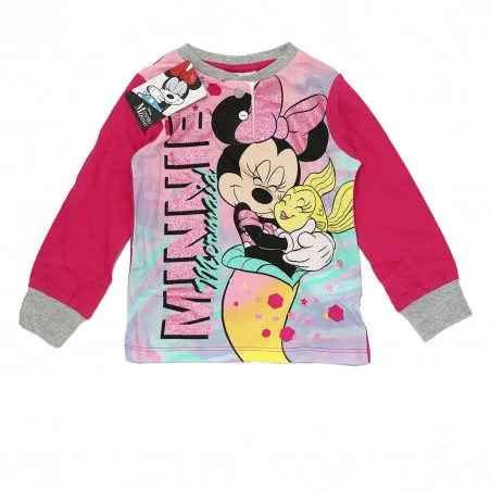 Disney Minnie Mouse Βαμβακερή πιτζάμα Για Κορίτσια (EV2086) Disney Minnie Mouse Βαμβακερή πιτζάμα Για Κορίτσια (EV2086)