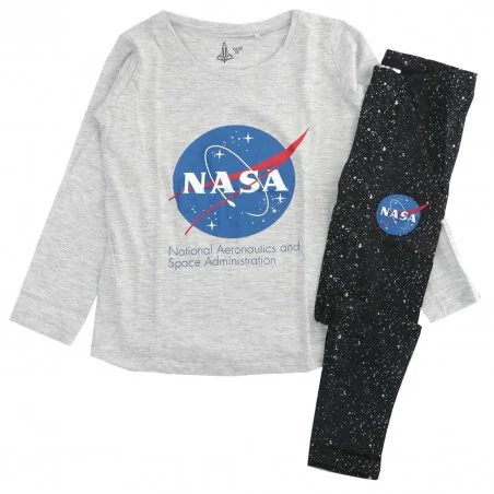 NASA Βαμβακερή πιτζάμα για κορίτσια (NASA 52 04 277) - Χειμωνιάτικες / εποχιακές πιτζάμες