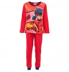 Miraculous Ladybug Βαμβακερή πιτζάμα για κορίτσια (MIR21-1476 RED) - Χειμωνιάτικες / εποχιακές πιτζάμες