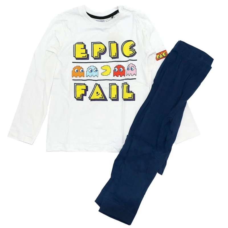 Pac Man βαμβακερή Πιτζάμα Για αγόρια (PAC 52 04 031 NAVY) Pac Man βαμβακερή Πιτζάμα Για αγόρια (PAC 52 04 031 NAVY)