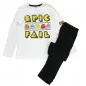 Pac Man βαμβακερή Πιτζάμα Για αγόρια (PAC 52 04 031 Black)