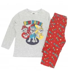 Paw Patrol Βαμβακερή πιτζάμα για αγόρια (VH2011 grey) - Χειμωνιάτικες / εποχιακές πιτζάμες