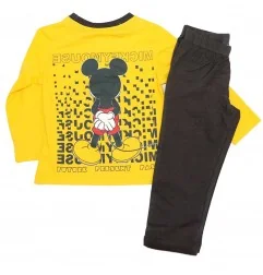 Disney Mickey Mouse Βαμβακερή πιτζάμα για αγόρια (VH2018 yellow)