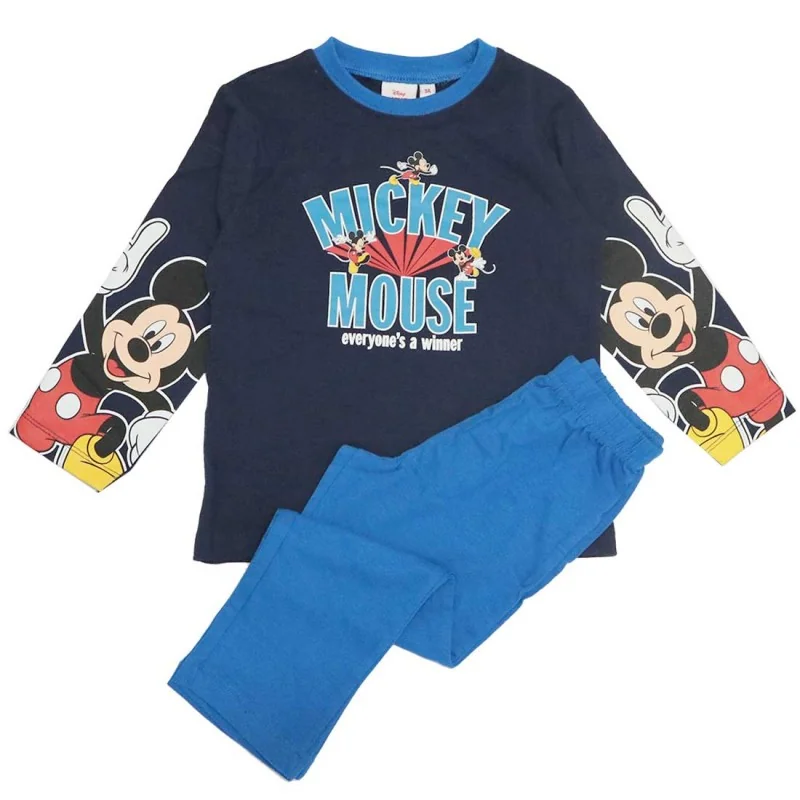 Disney Mickey Mouse Βαμβακερή πιτζάμα για αγόρια (VH2006 navy) Disney Mickey Mouse Βαμβακερή πιτζάμα για αγόρια (VH2006 navy)