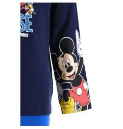 Disney Mickey Mouse Βαμβακερή πιτζάμα για αγόρια (VH2006 navy) - Χειμωνιάτικες / εποχιακές πιτζάμες