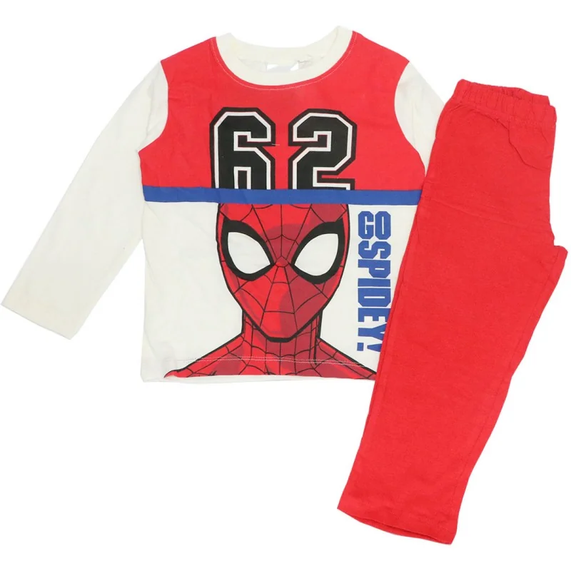 Marvel Spiderman Βαμβακερή Πιτζάμα Για Αγόρια (HU2128 red) Marvel Spiderman Βαμβακερή Πιτζάμα Για Αγόρια (HU2128 red)