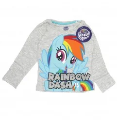 My Little Pony Βαμβακερή πιτζάμα για κορίτσια (PONY 52 04 1226 Grey) - Χειμωνιάτικες / εποχιακές πιτζάμες