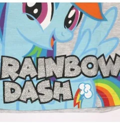 My Little Pony Βαμβακερή πιτζάμα για κορίτσια (PONY 52 04 1226 Grey) - Χειμωνιάτικες / εποχιακές πιτζάμες