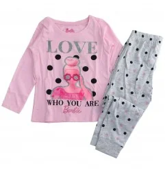 Barbie βαμβακερή Πιτζάμα Για κορίτσια (BAR 52 04 269 PINK) - Χειμωνιάτικες / εποχιακές πιτζάμες