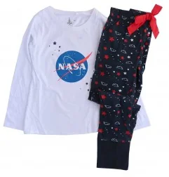 NASA Βαμβακερή πιτζάμα για κορίτσια ( NASA 52 04 163) - Χειμωνιάτικες / εποχιακές πιτζάμες