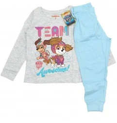 Paw Patrol Movie Βαμβακερή πιτζάμα για κορίτσια (PAW M 52 04 025 Blue) - Χειμωνιάτικες / εποχιακές πιτζάμες