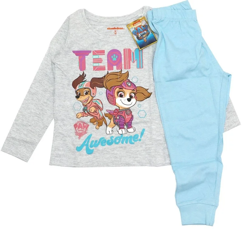 Paw Patrol Movie Βαμβακερή πιτζάμα για κορίτσια (PAW M 52 04 025 Blue) Paw Patrol Movie Βαμβακερή πιτζάμα για κορίτσια (PAW M 52 04 025 Blue)