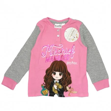 Harry Potter Βαμβακερή πιτζάμα για κορίτσια (VH2108 grey) Harry Potter Βαμβακερή πιτζάμα για κορίτσια (VH2108 grey)