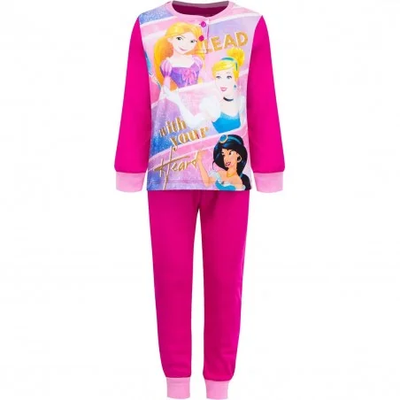 Disney Princess Βαμβακερή πιτζάμα για κορίτσια (HS7263 I00B) - Χειμωνιάτικες / εποχιακές πιτζάμες