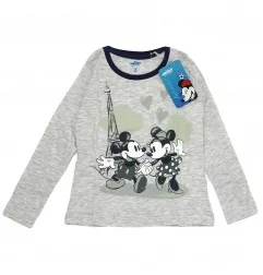 Disney Minnie Mouse Βαμβακερή πιτζάμα για κορίτσια (DIS MF 52 04 8771Grey)