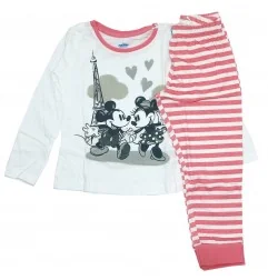Disney Minnie Mouse Βαμβακερή πιτζάμα για κορίτσια (DIS MF 52 04 8771) - Χειμωνιάτικες / εποχιακές πιτζάμες