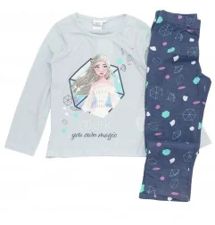 Disney Frozen Βαμβακερή πιτζάμα Για Κορίτσια (HU2001 Blue) - Χειμωνιάτικες / εποχιακές πιτζάμες