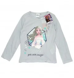 Disney Frozen Βαμβακερή πιτζάμα Για Κορίτσια (HU2001 Blue) - Χειμωνιάτικες / εποχιακές πιτζάμες