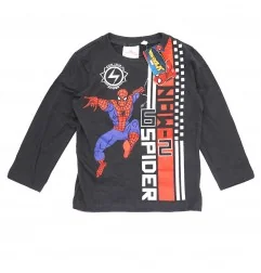 Marvel Spiderman Βαμβακερή Πιτζάμα Για Αγόρια (VH2056 grey) - Χειμωνιάτικες / εποχιακές πιτζάμες