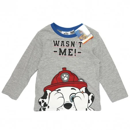 Paw Patrol Βαμβακερή πιτζάμα για αγόρια (VH2012 grey)