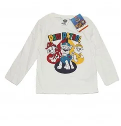 Paw Patrol Βαμβακερή πιτζάμα για αγόρια (VH2011 white) - Χειμωνιάτικες / εποχιακές πιτζάμες