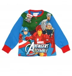 Marvel Avengers Βαμβακερή πιτζάμα για αγόρια (VH2093 blue) - Χειμωνιάτικες / εποχιακές πιτζάμες