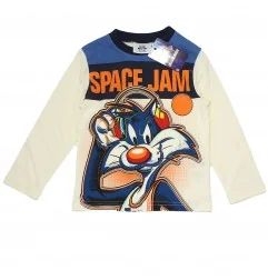 Space Jam Παιδική βαμβακερή πιτζάμα για αγόρια (HU2064)
