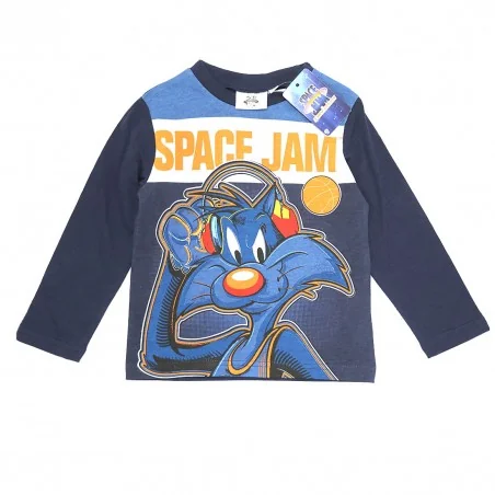Space Jam Παιδική βαμβακερή πιτζάμα για αγόρια (HU2064Navy) Space Jam Παιδική βαμβακερή πιτζάμα για αγόρια (HU2064Navy)
