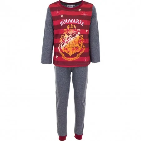 Harry Potter Βαμβακερή πιτζάμα για αγόρια (HP21-1480 grey) - Χειμωνιάτικες / εποχιακές πιτζάμες