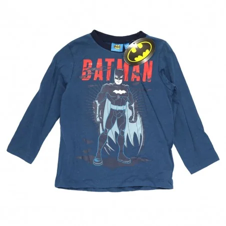 Batman Παιδική βαμβακερή πιτζάμα για αγόρια (HU2098 Blue) Batman Παιδική βαμβακερή πιτζάμα για αγόρια (HU2098 Blue)