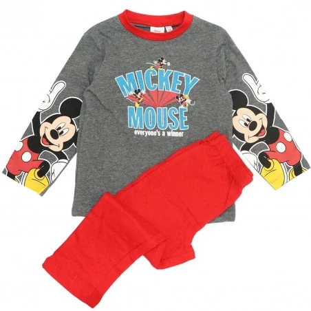 Disney Mickey Mouse Βαμβακερή πιτζάμα για αγόρια (VH2006 grey) Disney Mickey Mouse Βαμβακερή πιτζάμα για αγόρια (VH2006 grey)