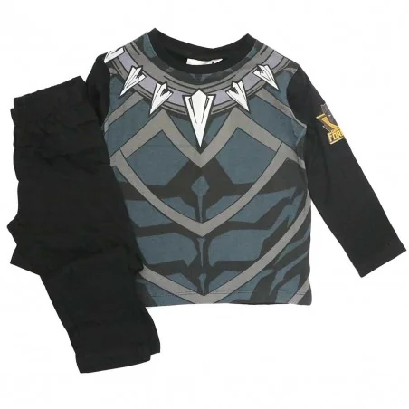Marvel Avengers Βαμβακερή πιτζάμα για αγόρια (VH2123 black) - Χειμωνιάτικες / εποχιακές πιτζάμες