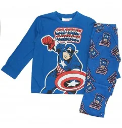 Marvel Avengers Βαμβακερή πιτζάμα για αγόρια (VH2052 blue) - Χειμωνιάτικες / εποχιακές πιτζάμες
