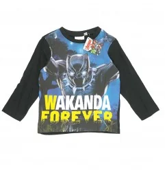 Marvel Avengers Βαμβακερή πιτζάμα για αγόρια (VH2090 black) - Χειμωνιάτικες / εποχιακές πιτζάμες